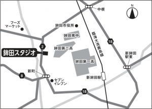 茨城鉾田スタジオの地図